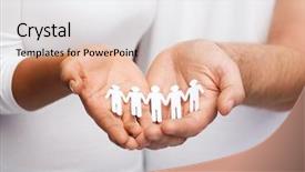  Presentation with social worker - PPT layouts consisting of social worker - relationships and love concept background and a lemonade colored foreground