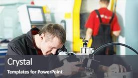  Presentation with quality control - Presentation theme having puzzle - team teamwork homepage collaboration concept background and a gray colored foreground