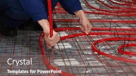  Presentation with pipe - Theme having worker-is-installing-a-red background and a violet colored foreground