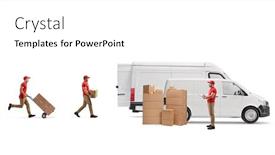  Presentation with loading - Cool new theme with workers-from-a-cargo-company backdrop and a white colored foreground