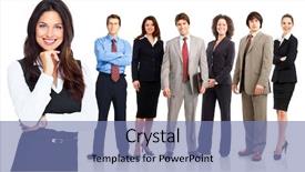  Presentation with group - Slide set enhanced with workers people isolated over white background and a  colored foreground