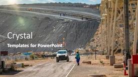  Presentation with walking - Slides having workers-walking-in-top background and a gray colored foreground