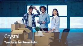  Presentation with construction documents - Slides consisting of workflow using the virtual reality background and a  colored foreground