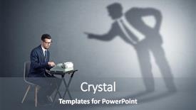  Presentation with shadow of a caravan - Beautiful presentation theme featuring working and a big shadow backdrop and a gray colored foreground