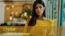  Presentation with matter - Slide deck enhanced with working-hard-no-matter background and a tawny brown colored foreground