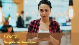  Presentation with matter - Slide set enhanced with working-hard-no-matter background and a red colored foreground