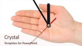  Presentation with hand world hands of jesus - Amazing slides having working hours - hand with clock-hands isolated backdrop and a lemonade colored foreground