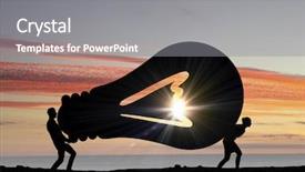  Presentation with collaboration - PPT layouts featuring working in collaboration for success background and a gray colored foreground