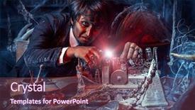  Presentation with laboratory - Audience pleasing slides consisting of working in his laboratory alchemist backdrop and a tawny brown colored foreground