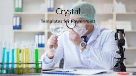  Presentation with forensics - PPT layouts with working in lab on crime background and a  colored foreground