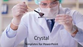  Presentation with forensics - Cool new PPT theme with working in lab on crime backdrop and a  colored foreground