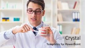  Presentation with dentist - Beautiful slide set featuring working in the dentistry hospital backdrop and a lemonade colored foreground