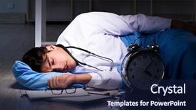  Presentation with hospital - Cool new theme with working night shift in hospital backdrop and a  colored foreground