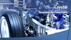  Presentation with biology rice hybrid - PPT layouts having working of a hybrid car background and a ocean colored foreground