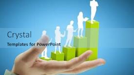  Presentation with computer network - Presentation featuring working on computer social network structure background and a light blue colored foreground