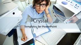  Presentation with accountant - Amazing presentation having paper works - perplexed accountant doing financial reports backdrop and a light blue colored foreground