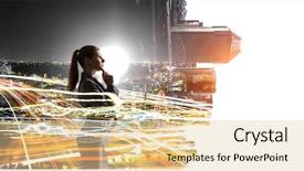  Presentation with late - Audience pleasing PPT layouts consisting of working till late night mixed backdrop and a  colored foreground