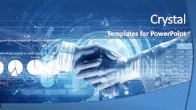  Presentation with better together - Presentation design enhanced with working together for better results mixed media background and a ocean colored foreground