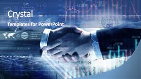  Presentation with better together - Slides enhanced with working together for better results background and a ocean colored foreground