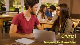  Presentation with working together - Cool new presentation design with working together for the final backdrop and a  colored foreground