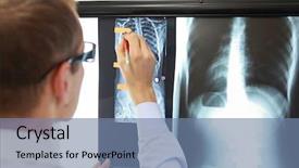  Presentation with study - Beautiful theme featuring working with images of chest backdrop and a seafoam green colored foreground