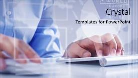  Presentation with keyboard - Audience pleasing slide deck consisting of working with keyboard and mouse backdrop and a  colored foreground