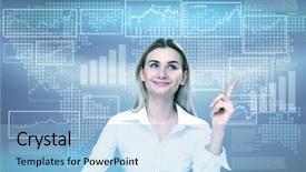  Presentation with technology black person - Audience pleasing theme consisting of working with modern virtual technology backdrop and a  colored foreground