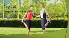  Presentation with pittsburgh city and sports - PPT layouts having worklife balance women - urban sports - young couple background and a yellow colored foreground