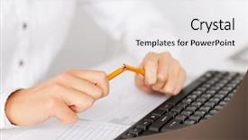  Presentation with conflict workplace - Colorful presentation design enhanced with workplace conflict - business office education stress problem backdrop and a white colored foreground