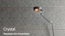  Presentation with black light - PPT theme having workplace flexibility - black reading lamp with light background and a  colored foreground