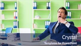  Presentation with disability disabled signs rendering 3d - Amazing theme having workplace inclusion - disabled businessman working backdrop and a navy blue colored foreground