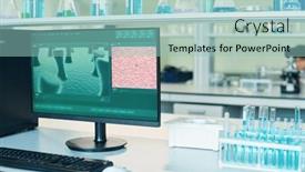 Presentation with tubes - Theme enhanced with workplace-of-modern-clinician background and a mint green colored foreground