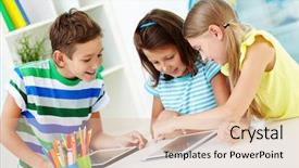  Presentation with classmates - Beautiful slide set featuring man with gun on black background backdrop and a dark gray colored foreground