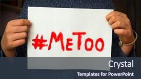  Presentation with workplace violence - Slides consisting of workplace violence - unidentifiable person holding up background and a tawny brown colored foreground