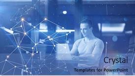  Presentation with later - Audience pleasing slide deck consisting of works in the later time backdrop and a teal colored foreground