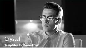  Presentation with dark night - Slide set consisting of works in the later time background and a  colored foreground