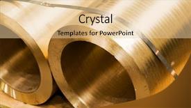  Presentation with steel industry - Audience pleasing PPT theme consisting of workshop industry heavy engineering backdrop and a lemonade colored foreground