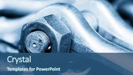  Presentation with industry - Slide set having workshop industry theme engineering background and a ocean colored foreground