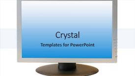  Presentation with wide screen medical - Amazing theme having workstation ergonomics - wide screen lcd monitor backdrop and a  colored foreground