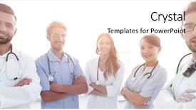  Presentation with members - Colorful slide deck enhanced with workteam - portrait of the leading members backdrop and a white colored foreground