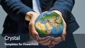  Presentation with save earth - Beautiful slides featuring maps world - let's save our planet earth backdrop and a wine colored foreground