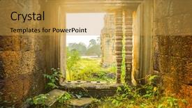  Presentation with cambodia - PPT layouts featuring world and a world heritage background and a yellow colored foreground