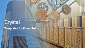  Presentation with world bank - Cool new PPT theme with world bank - international finance backdrop and a teal colored foreground