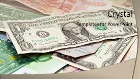  Presentation with world bank - PPT layouts enhanced with world bank - international money paper currency background and a soft green colored foreground