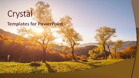  Presentation with earth tone - Slide deck consisting of world best wallpapers of earth background and a lemonade colored foreground