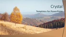  Presentation with earth tone - Amazing slide deck having world best wallpapers of earth backdrop and a  colored foreground