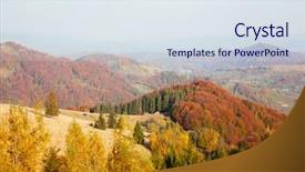  Presentation with earth tone - Audience pleasing slide deck consisting of world best wallpapers of earth backdrop and a sky blue colored foreground