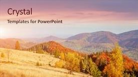  Presentation with earth tone - PPT theme enhanced with world best wallpapers of earth background and a lemonade colored foreground