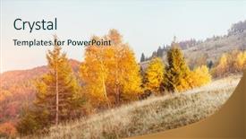  Presentation with earth tone - Audience pleasing PPT theme consisting of world best wallpapers of earth backdrop and a sky blue colored foreground