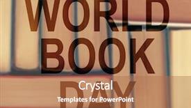  Presentation with world diabetes day - Cool new presentation design with world book day concept text backdrop and a  colored foreground